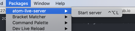 Atom Live Server Package